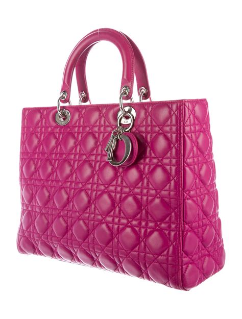 dior large bag|large lady dior bag price.